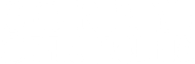 Sorry, Charlie Logo