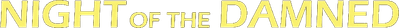 Night of the Damned Logo