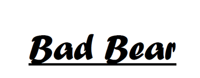 Bad Bear Logo