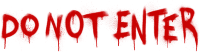 Do Not Enter Logo