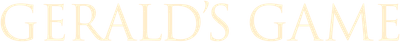 Gerald's Game Logo
