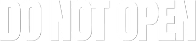 Do Not Open Logo