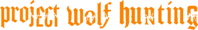 Project Wolf Hunting Logo