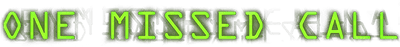 One Missed Call Logo