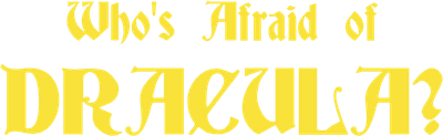 Who's Afraid of Dracula? Logo