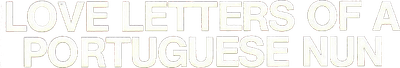 Love Letters of a Portuguese Nun Logo
